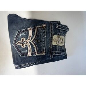 Men's Rock Revival Clack Bootcut  Jeans Size 31x29 Style Model E8937BR